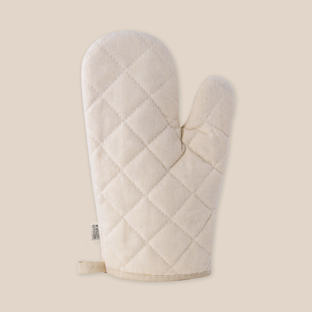Gant de cuisine personnalisé 100% coton recyclé - Kinler Bleu marine